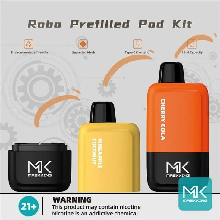 Maskking-Robo-7500-Puffs-Prefilled-Pod-Pen-Disposable-E-Cig-Vape