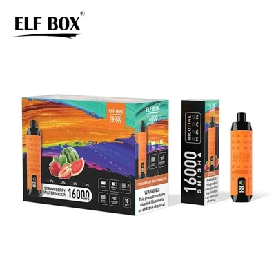 Nov izdelek: elektronska cigareta za enkratno uporabo ELF BOX SHISHA 16000