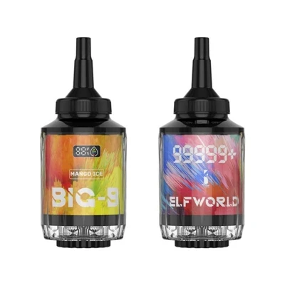 Kakšen je pregled Elforld Dual Giant Hookah shisha 99999+?