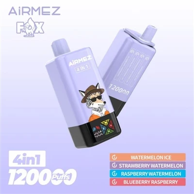 Airmez Fox 120000, trenutno največji izdelek PUFFS v evropskem skladišču