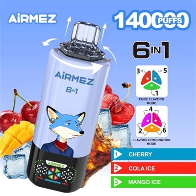 Airmez 6-in-1 140000: Redefiniranje učinkovitosti in izkušenj z e-cigaretami ...
