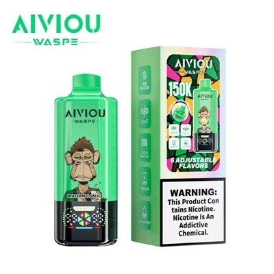 WASPE Aiviou 6 v 1 150K Puffs Disposable Vape – visoko-zmogljiva, več-funkcio...