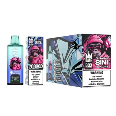 Vape za enkratno uporabo BANG BOX 200K – najboljša izbira za visoko zmogljivo...