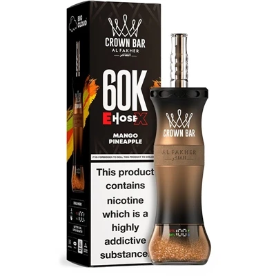 AL Fakher Crown Bar EHOSE X 60K: Najboljša izbira za-e-e-cigarete za enkratno...