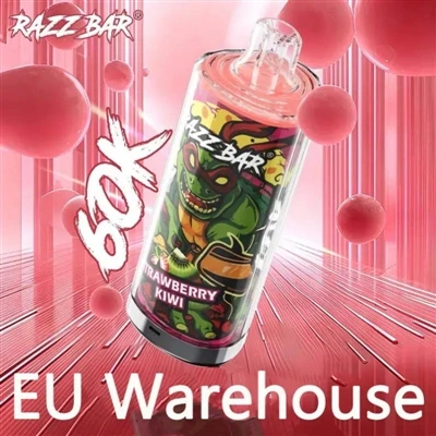 Razz Bar 60000: Nova možnost za-e-e-cigarete za enkratno uporabo z veliko pro...