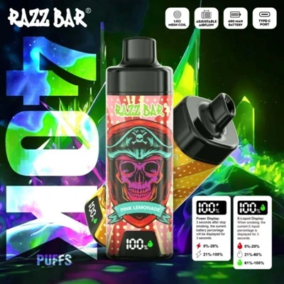 Razz Bar 40K E-cigareta za enkratno uporabo: nova izkušnja z visoko zmogljivo...