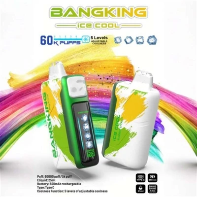 BANGKING ICE King COOL 60K: Novo merilo za E-cigarete za enkratno uporabo.