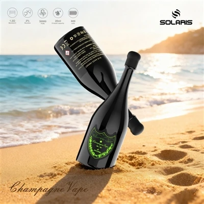 SOLARIS Champagne 30000 Puffs 30K E-cigareta: Ko se veliko število vdihov sre...