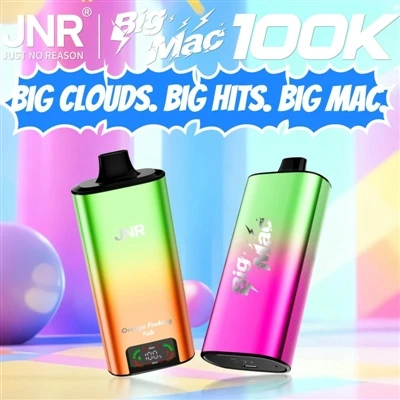 JNR Big Mac 100K – Nova definicija standarda vzdržljivosti za visoko-puff E-c...