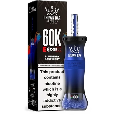 AL Fakher Crown Bar EHOSE X 60K: Vrhunska izkušnja z visoko{1}}zmogljivimi e-...