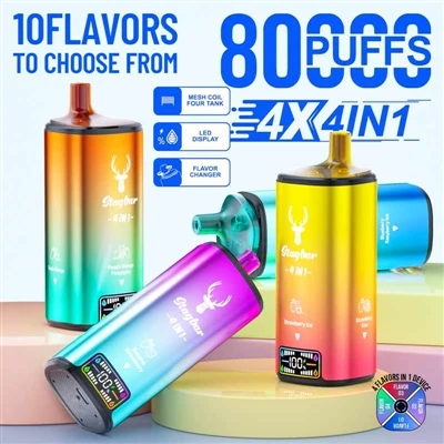 Stag Bar 4in1 80000 Puffs: Redefiniranje izkušnje z visoko{2}}puff E-cigareta...