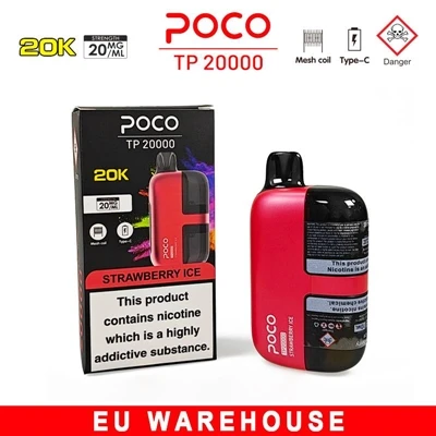 POCO 20000: E-cigareta za enkratno uporabo, ki vzpostavlja ravnotežje med vzd...