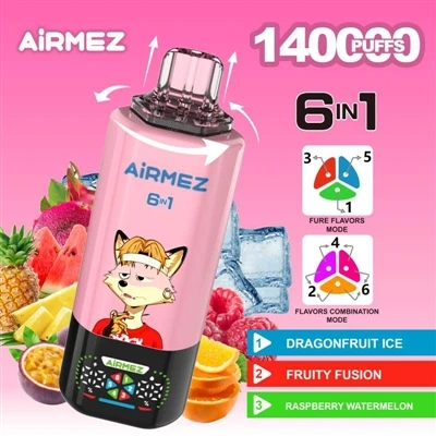 Airmez Fox 140000: Začetek nove dobe Vape za enkratno uporabo