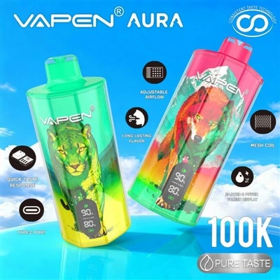 VAPEN AURA 100K: Ko 'za enkratno uporabo' ne pomeni več usedanja