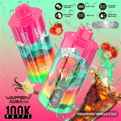 VAPEN AURA 100K PUFFS – Najboljši pripomoček za mlade