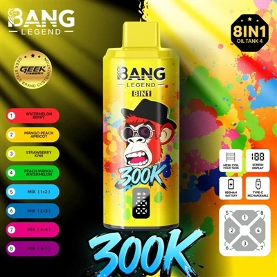 Bang Legend 300K: merilo za novo dobo e-cigaret