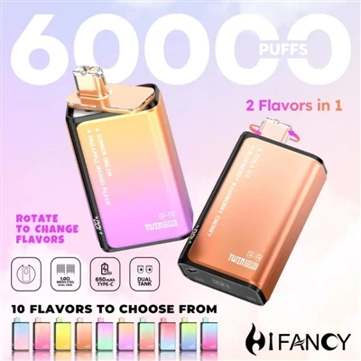 HIFANCY TWINMAX 60K — uživajte v dveh okusih po mili volji, uživajte v vsakem...