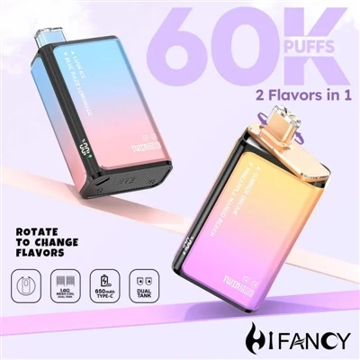 HIFANCY TWINS MAX 60K — eksplozija dvojnega okusa, vaša avantura okusa se zač...
