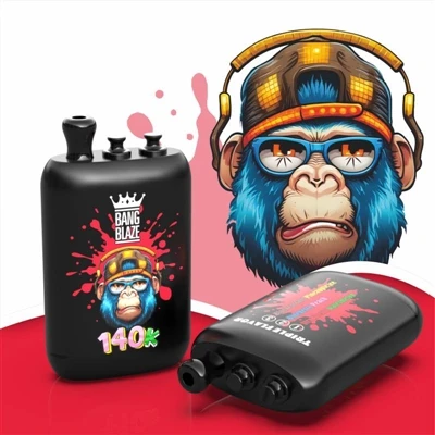 BANG BLAZE 140K: visoko{1}}energijska e-cigareta za enkratno uporabo, ki jo o...