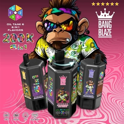 BANG BLAZE 6in1 200K: ena palčka v roki, šest okusov v enem, veste, kaj mislim!