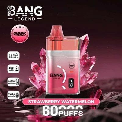 BANG LEGEND 60K: Vaš novi trend v življenjskem slogu e-cigaret
