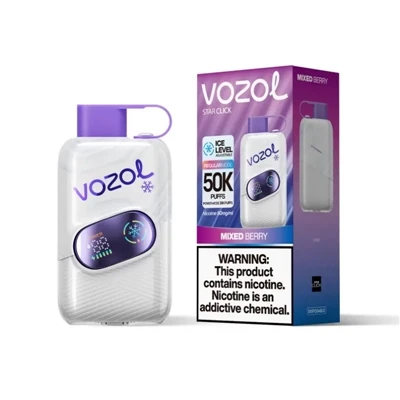 VOZOL STAR CLICK 50000: Novo merilo za E-cigarete za enkratno uporabo