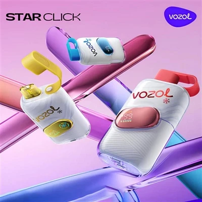 VOZOL STAR CLICK 50000 PUFFS: Nova višina za E-cigarete za enkratno uporabo