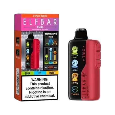 ELFBAR TRIO 40K: 'za enkratno uporabo' do skrajnosti