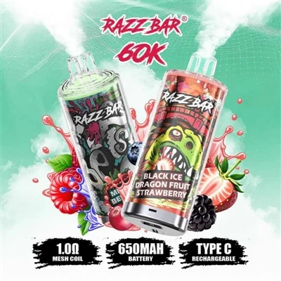 Razz Bar 65K+ Puffs Vape: Naprava, ki 
