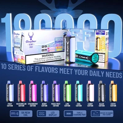 Stag Bar 6in1 180K Puffs: Naprava, ki ne mara, da bi se z njo poigravali, ven...