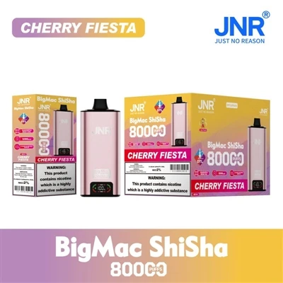 JNR Big Mac Shisha 80000: Redefiniranje visoko-izkušnje Vape Vape za enkratno...