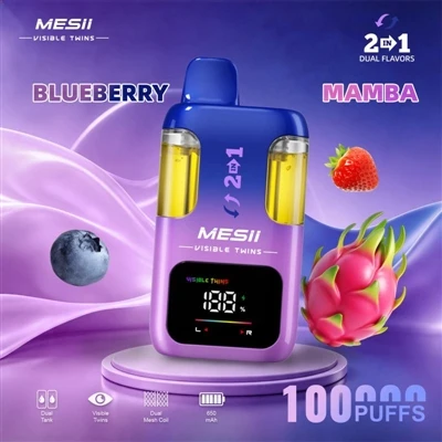 MESII VISIBLE TWINS 100K: E-cigarete za enkratno uporabo končno začenjajo pos...