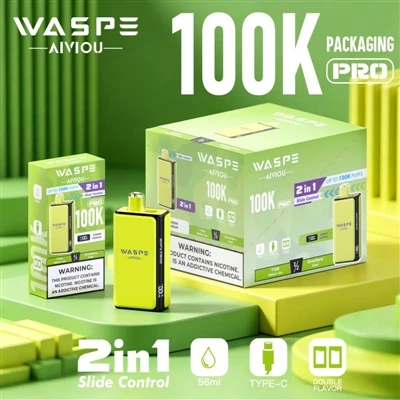Waspe Double Flavor 100K Pro: Ko Vape za enkratno uporabo začnejo govoriti ne...