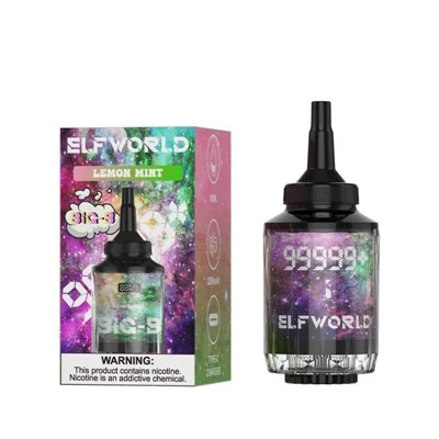 Elfworld dvojna usta z velikanskim Hookah shisha 99999+ puffs