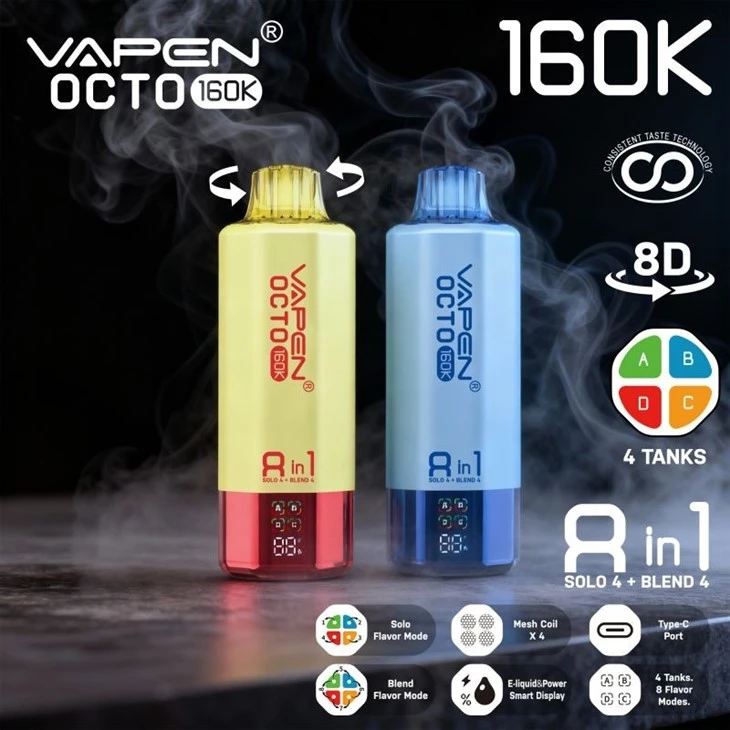 Vapen Octo 160K Puffs high quality Vapen Octo 160K Puffs high quality