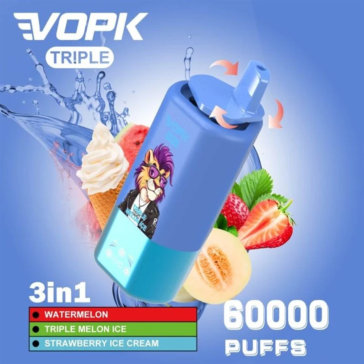 Vopk triple 60K Puffs 10 Vopk triple 60K Puffs 10